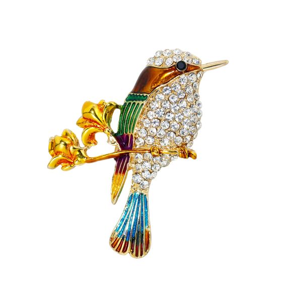 creative rhinestone enamel magpie bird brooch beautiful colorful animal pins cute personalized corsage women fashion accessories, Gray
creative rhinestone enamel magpie bird brooch beautiful colorful animal pins cute personalized corsage women fashion accessories, Gray