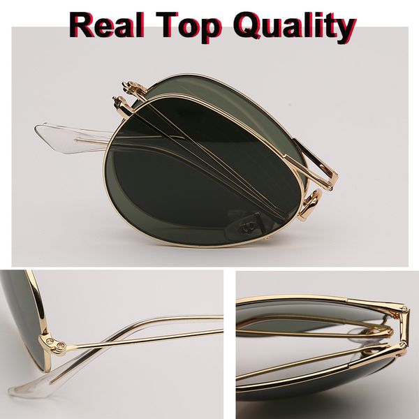 new gradient metal aviation sunglasses woman designer aviat alloy flash foldable lens 58mm frame polit mirror sun glasses male uv400 eyewear, White;black
new gradient metal aviation sunglasses woman designer aviat alloy flash foldable lens 58mm frame polit mirror sun glasses male uv400 eyewear, White;black
