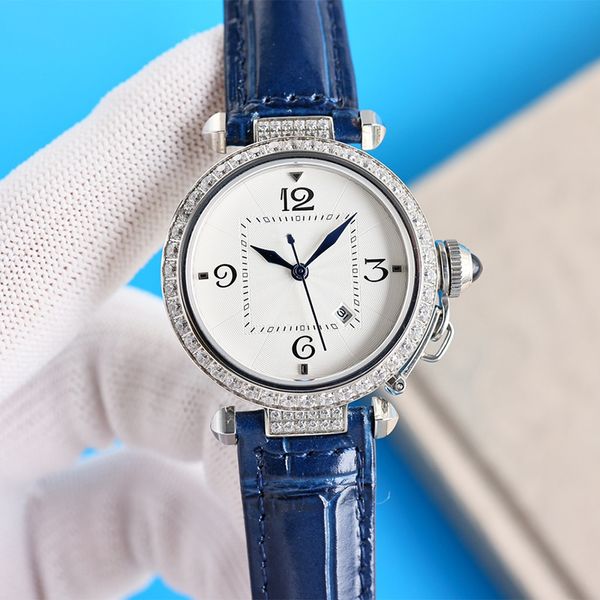 diamond watch mens watch mechanical movement stainless steel leather strap fashion wristwatch waterproof design montre de luxe 32mm, Slivery;brown
diamond watch mens watch mechanical movement stainless steel leather strap fashion wristwatch waterproof design montre de luxe 32mm, Slivery;brown
