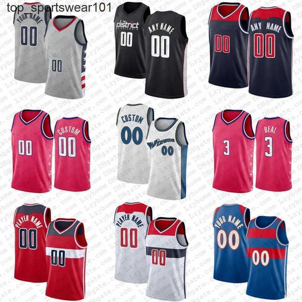 college basketball wears custom 3 bradley beal washingtons kyle kuzma wizard basketball jerseys kristaps porzingis caldwell-pope deni avdija, Black
college basketball wears custom 3 bradley beal washingtons kyle kuzma wizard basketball jerseys kristaps porzingis caldwell-pope deni avdija, Black
