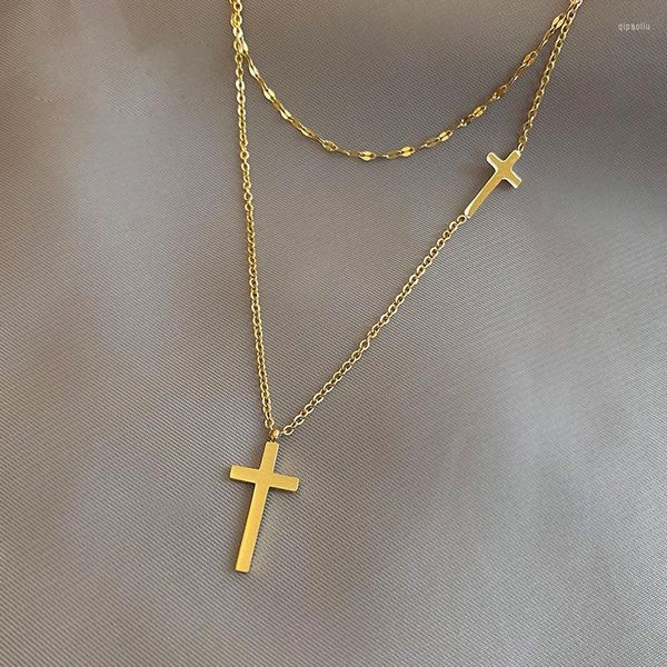 jewelrychoker titanium stainless steel gold silver color cross hoker multiayer necklace for woman korean fashion jewelry gothic girl's, Golden;silver
jewelrychoker titanium stainless steel gold silver color cross hoker multiayer necklace for woman korean fashion jewelry gothic girl's, Golden;silver