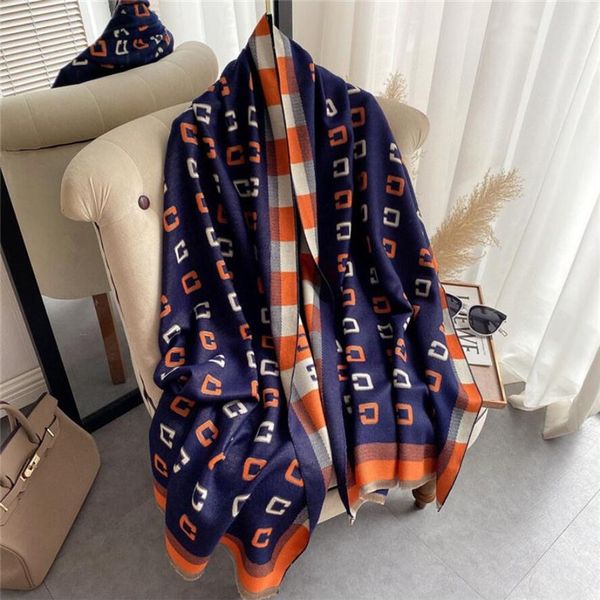 luxury winter scarfs cashmere scarf pashmina for women brand designers warm fashion letter print imitate wool long shawl wrap high qual2376, Blue;gray
luxury winter scarfs cashmere scarf pashmina for women brand designers warm fashion letter print imitate wool long shawl wrap high qual2376, Blue;gray