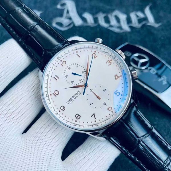 watches 40mm male wristwatch mens quartz chronograph watch black brown leather strap sapphire waterproof cui6, Slivery;brown
watches 40mm male wristwatch mens quartz chronograph watch black brown leather strap sapphire waterproof cui6, Slivery;brown