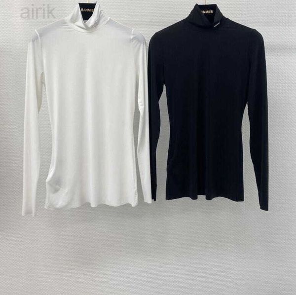 2023 fall fashion women's t shirt long sleeve base black and white 2 color designer luxury cotton elastic soft comfort
2023 fall fashion women's t shirt long sleeve base black and white 2 color designer luxury cotton elastic soft comfort
