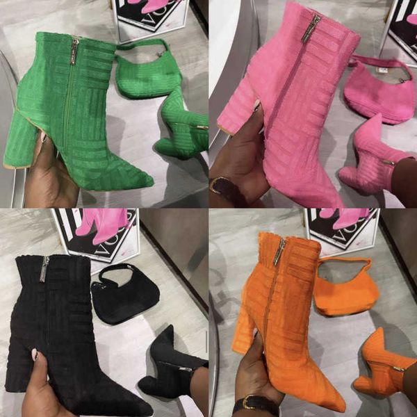 fall and winter booties thick heel side zipper towel short boots womens high heels towel boots, Black
fall and winter booties thick heel side zipper towel short boots womens high heels towel boots, Black