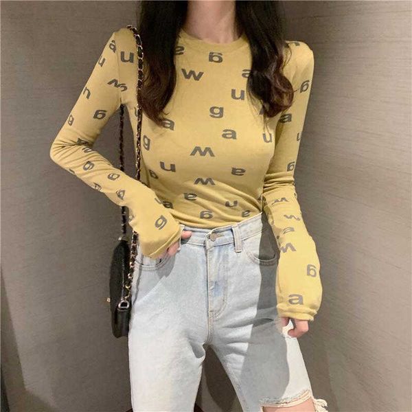women's t-shirt bodycon long sleeve t-shirt for woman 2022 spring summer female tee designer luxury clothing streetwear t220923, White
women's t-shirt bodycon long sleeve t-shirt for woman 2022 spring summer female tee designer luxury clothing streetwear t220923, White