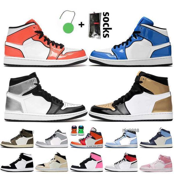 2021 fashion jumpman 1 1s basketball shoes mid turf orange high og silver toe digital pink light smoke grey trainers sneakers jordon, Black
2021 fashion jumpman 1 1s basketball shoes mid turf orange high og silver toe digital pink light smoke grey trainers sneakers jordon, Black