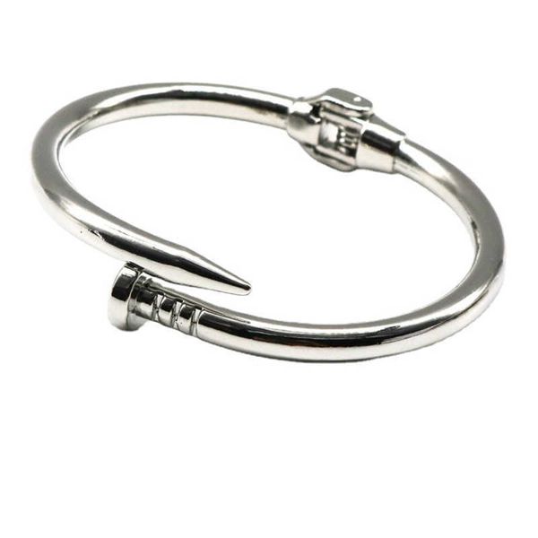 4 color classic brand nail open bracelets female temperament simple trendy bracelet stainles steel screw bracelet for women gift link1, Golden;silver
4 color classic brand nail open bracelets female temperament simple trendy bracelet stainles steel screw bracelet for women gift link1, Golden;silver