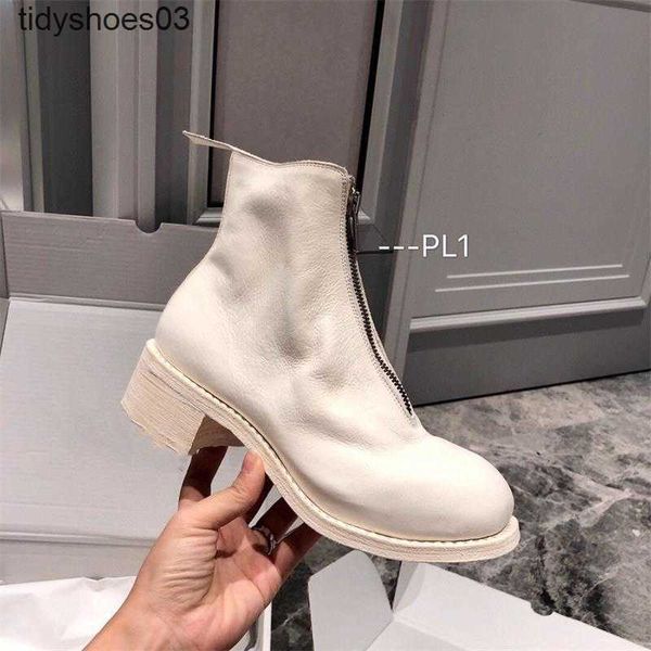 designer guidi goodyear handmade shoes ghost horse leather short front zipper leather inverted women's martin, Black
designer guidi goodyear handmade shoes ghost horse leather short front zipper leather inverted women's martin, Black