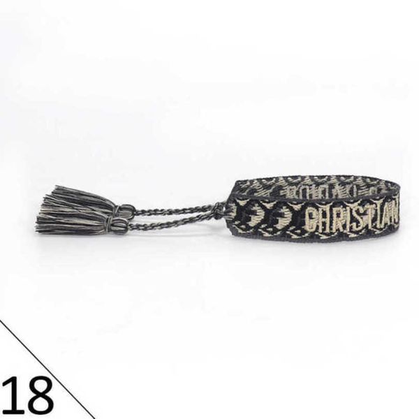 luxury fashion bracelets women's d brand bangle designer jewelry embroidered word bracelet letter rope woven tassel simple trinket men, Black
luxury fashion bracelets women's d brand bangle designer jewelry embroidered word bracelet letter rope woven tassel simple trinket men, Black
