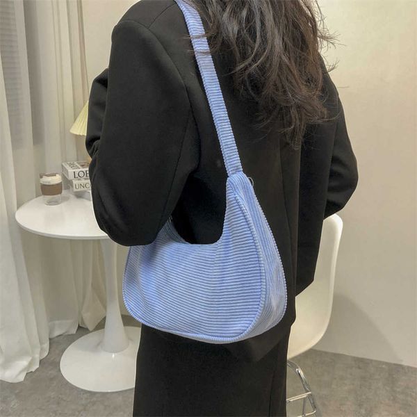 bag s for women 2022 solid color corduroy shoulder reusable autumn and winter new style casual fashion female underarm y2211
bag s for women 2022 solid color corduroy shoulder reusable autumn and winter new style casual fashion female underarm y2211