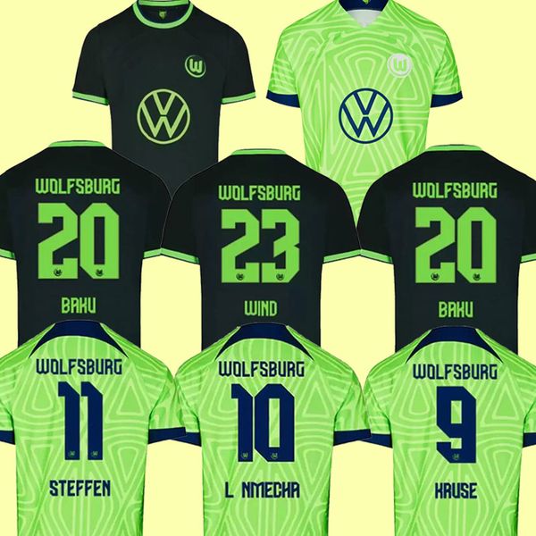 22/23 wolfsburg soccer jersey 2022 home ginczek steffen shirts away roussillon mehmedi mbabu brooks arnold weghorst football uniform, Black;yellow
22/23 wolfsburg soccer jersey 2022 home ginczek steffen shirts away roussillon mehmedi mbabu brooks arnold weghorst football uniform, Black;yellow