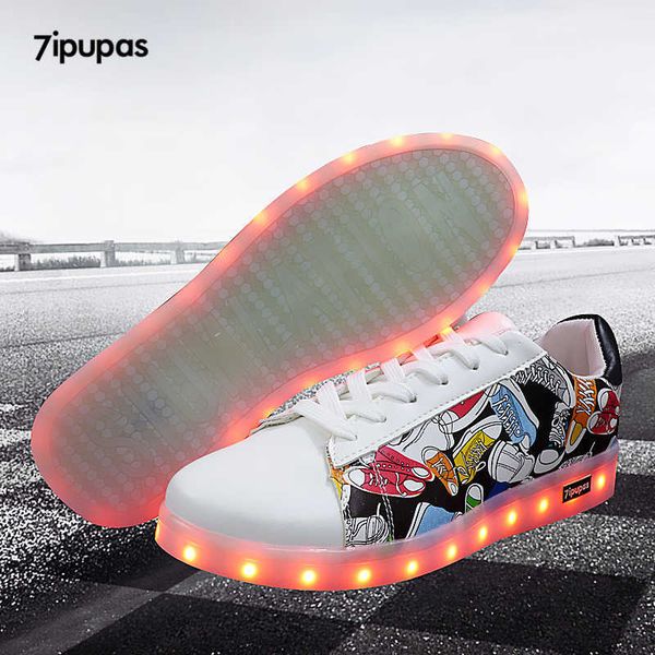 graffiti luminous shoe casual colorful kids boy girl lighted usb glowing led sneakers, Black;red
graffiti luminous shoe casual colorful kids boy girl lighted usb glowing led sneakers, Black;red