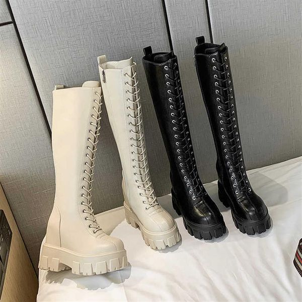 women's boots high 2020 chunky platform pu over-the-knee high boots women retro punk increasing long shoes woman y0914276c, Black
women's boots high 2020 chunky platform pu over-the-knee high boots women retro punk increasing long shoes woman y0914276c, Black