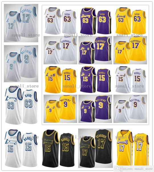 college wears2020-21 new city white dennis 17 schroder wesley 9 matthews montrezl 15 harrell marc 63 gasol jerseys basketball shirts yellow, Black
college wears2020-21 new city white dennis 17 schroder wesley 9 matthews montrezl 15 harrell marc 63 gasol jerseys basketball shirts yellow, Black