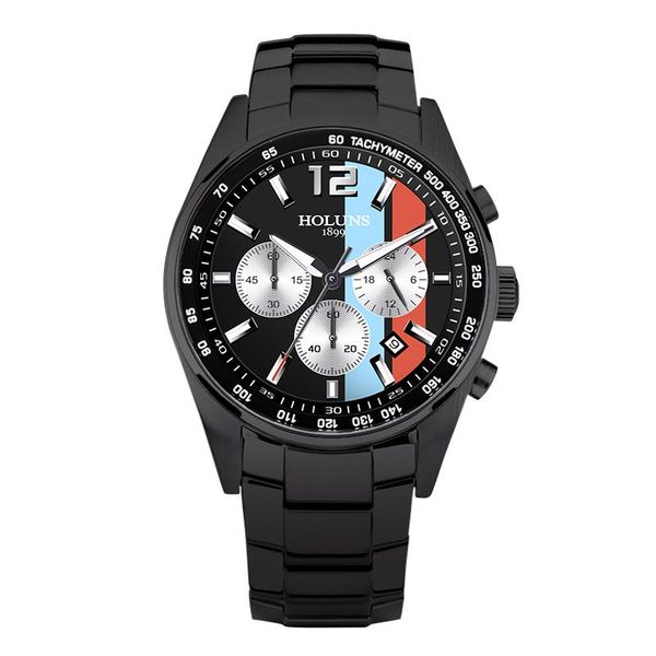 holuns luxury mens watches 41mm chronograph multifunctional stainless steel quartz men's watch super luminous deep waterproof montre de, Slivery;brown
holuns luxury mens watches 41mm chronograph multifunctional stainless steel quartz men's watch super luminous deep waterproof montre de, Slivery;brown