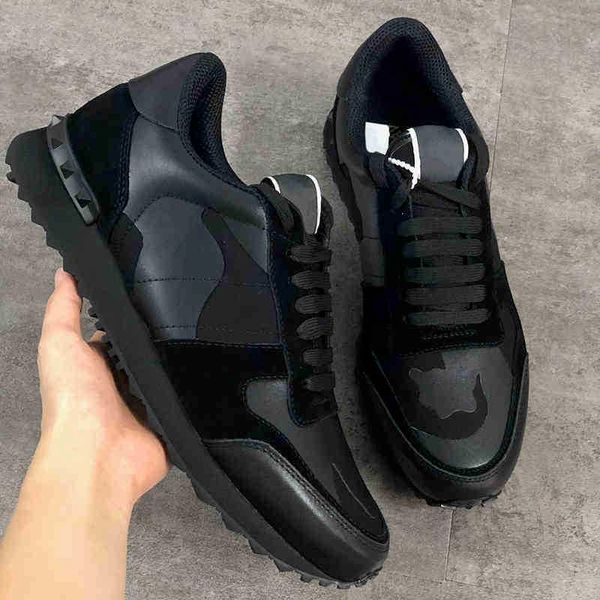 fashion men women leather rockrunner camouflage sneakers with suede stud lace-up flats shoes rivet rockrunner t valentinoes valentinoity dnn, Black
fashion men women leather rockrunner camouflage sneakers with suede stud lace-up flats shoes rivet rockrunner t valentinoes valentinoity dnn, Black