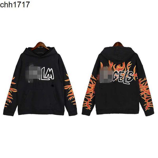 brand palm flame letter washed old hooded angel sweater shirts for men and women high street hoodies, Black
brand palm flame letter washed old hooded angel sweater shirts for men and women high street hoodies, Black