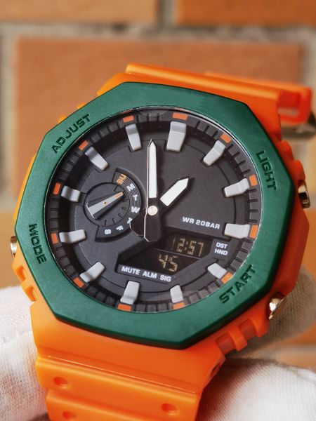 relogio masculino waterproof men's wristwatch sport dual display gmt digital led reloj hombre army military watch #80 transparent 2100, Slivery;brown
relogio masculino waterproof men's wristwatch sport dual display gmt digital led reloj hombre army military watch #80 transparent 2100, Slivery;brown