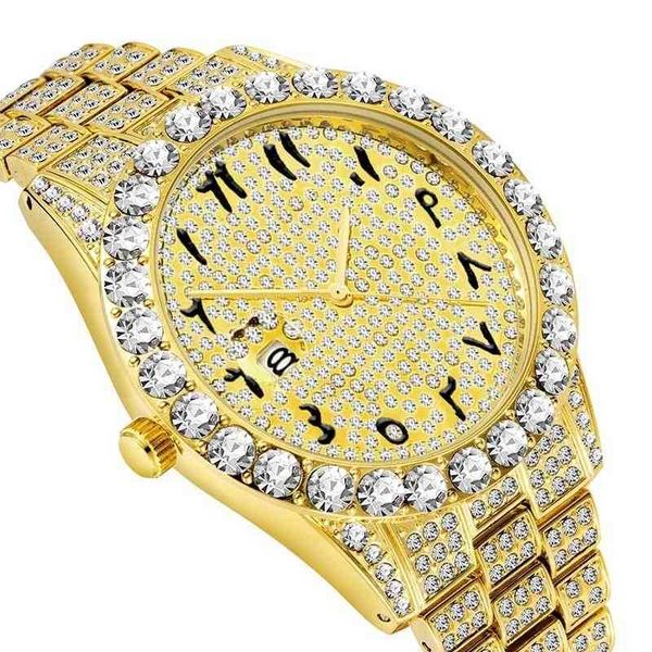 fashion arabic numerals mens watch brand luxury watch men 18k gold big diamond with calendar classic male iced out watchgkyc, Slivery;brown
fashion arabic numerals mens watch brand luxury watch men 18k gold big diamond with calendar classic male iced out watchgkyc, Slivery;brown