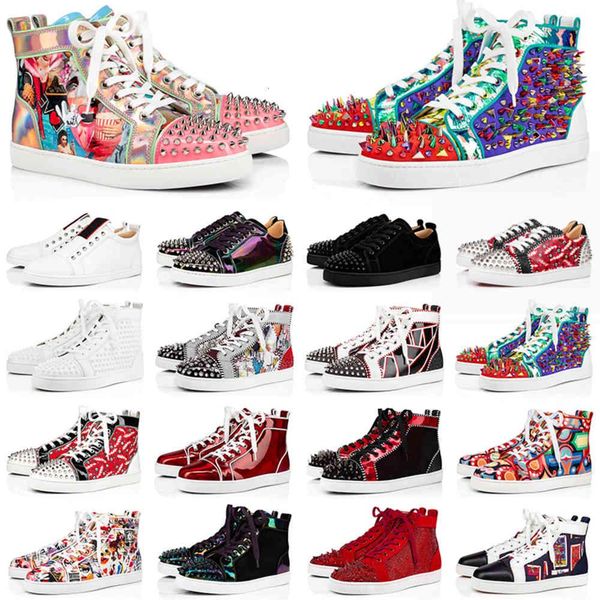 with box christians red-bottoms shoes for men women fashion er canvas shoe spikes loafers suede leather platform flat mens trainers casual, Black
with box christians red-bottoms shoes for men women fashion er canvas shoe spikes loafers suede leather platform flat mens trainers casual, Black