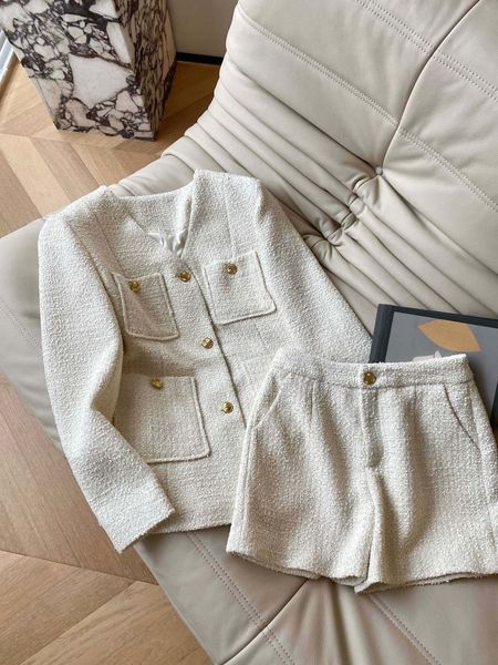 chan women's two piece sets new autumn winter two-piece fashion logo tweed jacket short pants womens autumn suit designer casual spring, White
chan women's two piece sets new autumn winter two-piece fashion logo tweed jacket short pants womens autumn suit designer casual spring, White