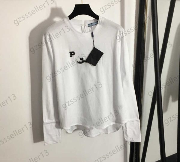 fashion womens t-shirts sequin letter embroidery round neck pullover irregular garments long sleeves nape split design t-shirt designer wome, White
fashion womens t-shirts sequin letter embroidery round neck pullover irregular garments long sleeves nape split design t-shirt designer wome, White