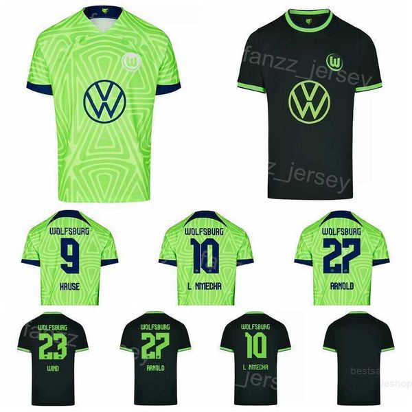 22 23 vfl wolfsburg soccer 10 lukas nmecha jerseys club 39 patrick wimmer 27 maximilian arnold 9 max kruse 4 maxence lacroix 29 josuha guila, Black;yellow
22 23 vfl wolfsburg soccer 10 lukas nmecha jerseys club 39 patrick wimmer 27 maximilian arnold 9 max kruse 4 maxence lacroix 29 josuha guila, Black;yellow