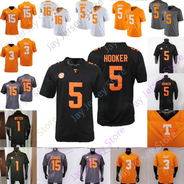 american college football wear tennessee volunteers football jersey ncaa peyton manning hendon hooker jimmy holiday jalin hyatt aaron beasle, Black
american college football wear tennessee volunteers football jersey ncaa peyton manning hendon hooker jimmy holiday jalin hyatt aaron beasle, Black