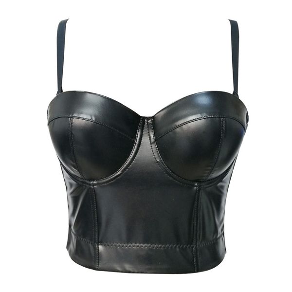leather tube bra imitation sheepskin camisole with bra-beauty fishbone top, Red;black
leather tube bra imitation sheepskin camisole with bra-beauty fishbone top, Red;black