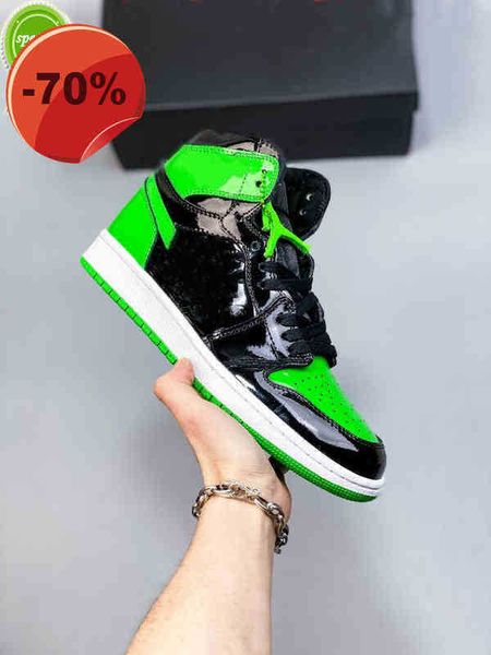 2022 new 1s high board basketball 1 shoes man women patent leather fluorescent green beika blue black red paint finish lard buckle
2022 new 1s high board basketball 1 shoes man women patent leather fluorescent green beika blue black red paint finish lard buckle