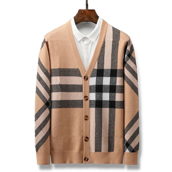 mens fashion boutique designer cardigan sweaters cotton cardigan v-neck formal social business classic plaid stripe printing knitting jacket, White;black
mens fashion boutique designer cardigan sweaters cotton cardigan v-neck formal social business classic plaid stripe printing knitting jacket, White;black