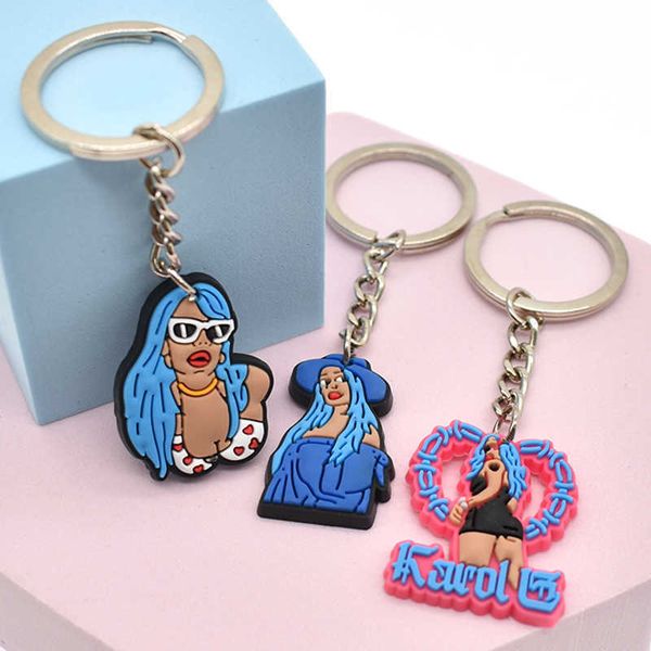 fashion keychainskeychains lanyards 1pcs cartoon famous singer karol g keychain pendant men and women children couple key chain bag drop shi, Silver
fashion keychainskeychains lanyards 1pcs cartoon famous singer karol g keychain pendant men and women children couple key chain bag drop shi, Silver