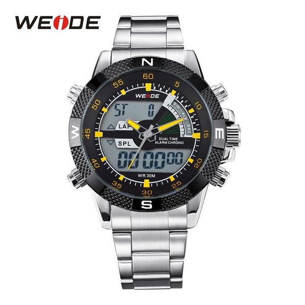 2022 weide digital display mens sport hours luxury business military stainless steel strap quartz wristwatch clock relogio masculino, Slivery;brown
2022 weide digital display mens sport hours luxury business military stainless steel strap quartz wristwatch clock relogio masculino, Slivery;brown