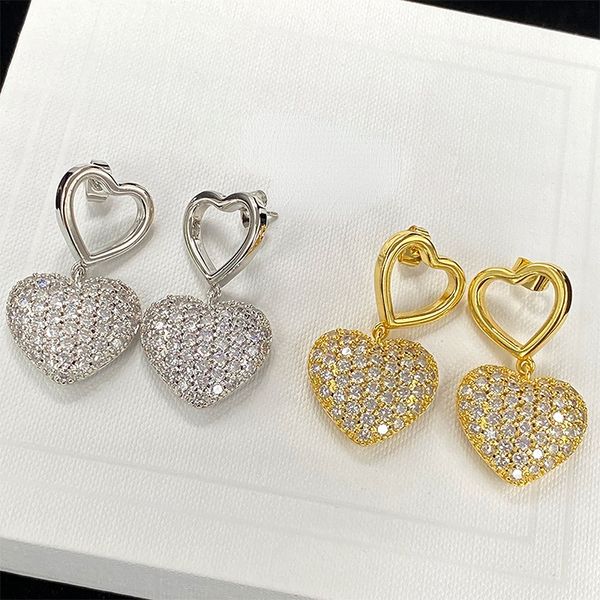 fashion sweet heart designer elegant stud earrings for women 18k gold luxury diamond shining crystal brand earring ear rings jewelry, Golden;silver
fashion sweet heart designer elegant stud earrings for women 18k gold luxury diamond shining crystal brand earring ear rings jewelry, Golden;silver