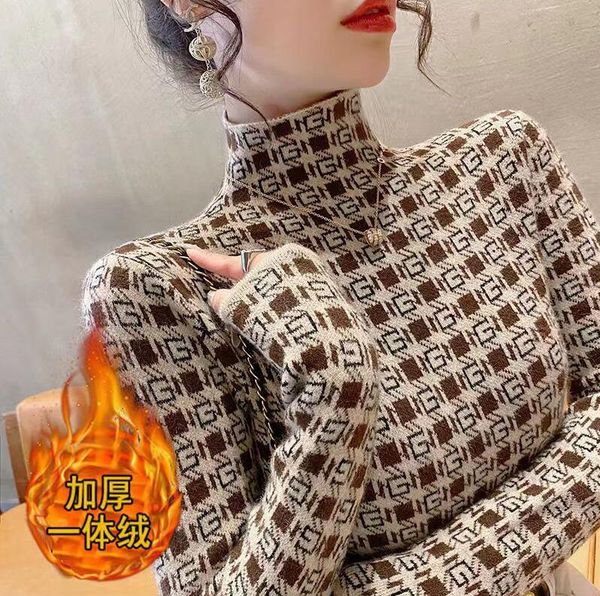 women's sweaters luxury turtleneck back knitted pullover letter femme jumper cashmere tee oversized long sleeve shirts, White;black
women's sweaters luxury turtleneck back knitted pullover letter femme jumper cashmere tee oversized long sleeve shirts, White;black