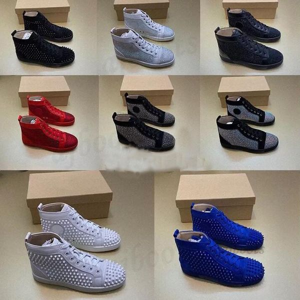 2022fashion lace-up men's and women's luxury red shoes leather sneakers studded with brand black white spikes leisure rivet sneake
2022fashion lace-up men's and women's luxury red shoes leather sneakers studded with brand black white spikes leisure rivet sneake