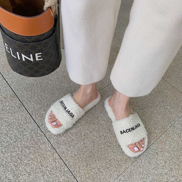 slippers 2022 new family b's net red embroidery line wool slippers for women to wear outside warm thick soled lamb wool slippers 1102, Black
slippers 2022 new family b's net red embroidery line wool slippers for women to wear outside warm thick soled lamb wool slippers 1102, Black