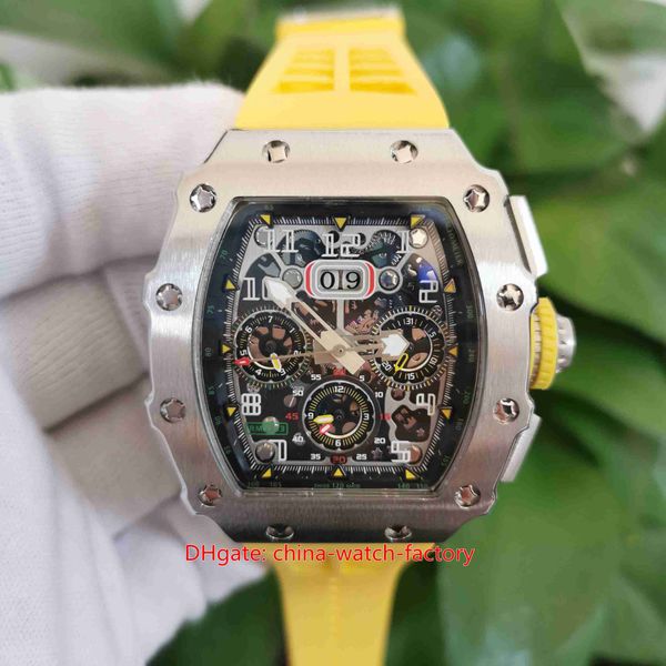 items mens watch 50mm x 44mm rm11-03 skeleton stainless steel designer watches yellow rubber bands sapphire transparent mechanical automatic, Slivery;brown
items mens watch 50mm x 44mm rm11-03 skeleton stainless steel designer watches yellow rubber bands sapphire transparent mechanical automatic, Slivery;brown