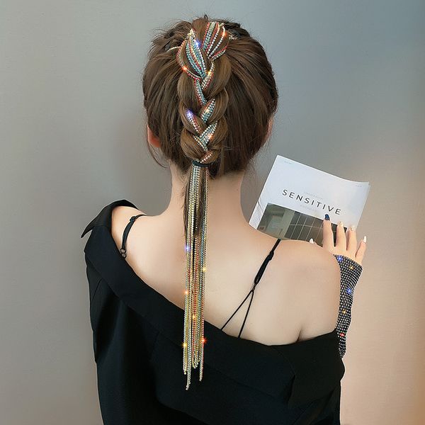 hair dreadlocks colorful rope dirty braid head rope braided hair artifact flash diamond chain ponytail embellishment headwear, Golden;white
hair dreadlocks colorful rope dirty braid head rope braided hair artifact flash diamond chain ponytail embellishment headwear, Golden;white
