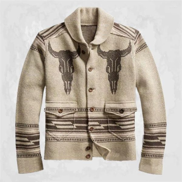 men's sweaters knitted coats jacket long-sleeved lapel cardigan sweater for men single-breasted outwear, White;black
men's sweaters knitted coats jacket long-sleeved lapel cardigan sweater for men single-breasted outwear, White;black