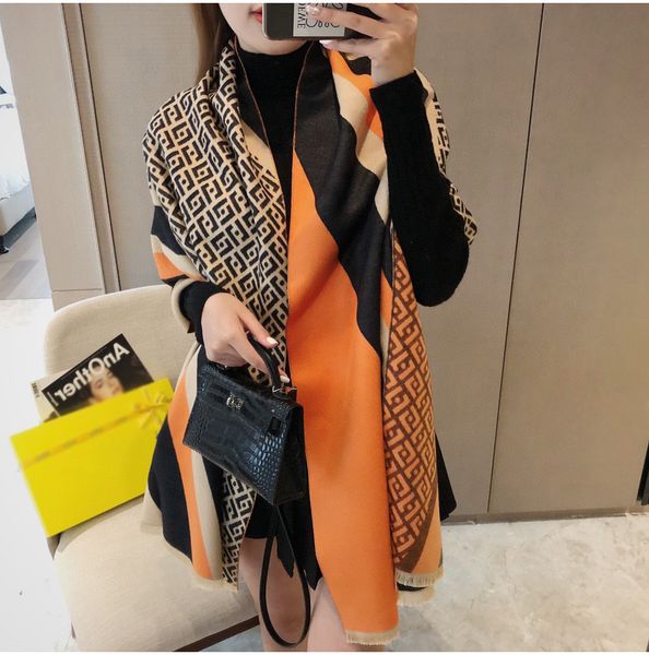 womens winter shawl versatile korean thickened warmth scarf women's cashmere scarf, Blue;gray
womens winter shawl versatile korean thickened warmth scarf women's cashmere scarf, Blue;gray