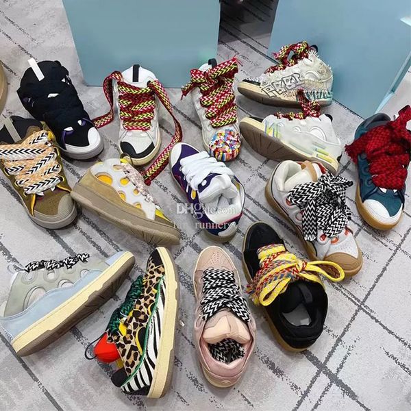 with box womans mesh shoes sneakers platformsole shoe laceup extraordinary sneaker embossed leather curb calfskin rubber nappa men women lan, Black
with box womans mesh shoes sneakers platformsole shoe laceup extraordinary sneaker embossed leather curb calfskin rubber nappa men women lan, Black