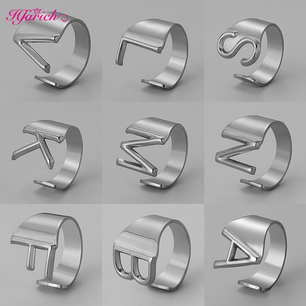 band rings 2022 new initial a z 26 letter for women stainless steel ring opening name alphabet female jewelry gifts drop delivery smthl, Silver
band rings 2022 new initial a z 26 letter for women stainless steel ring opening name alphabet female jewelry gifts drop delivery smthl, Silver