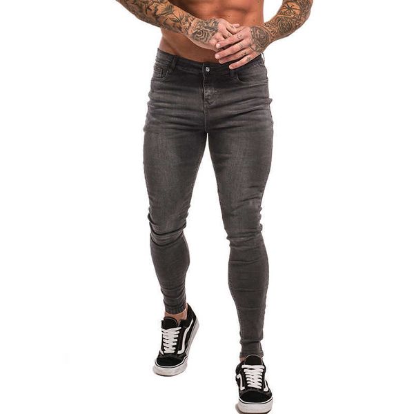 men's jeans gingtto skinny for men super stretch mens big size tight pants comfortable grey denim 28-36 zm09 t221102, Blue
men's jeans gingtto skinny for men super stretch mens big size tight pants comfortable grey denim 28-36 zm09 t221102, Blue