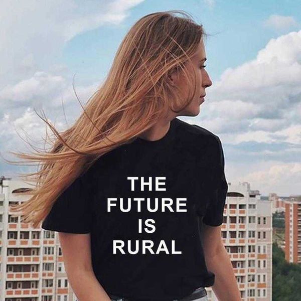 the future is rural t shirts vintage t-shirts women letter print casual, White
the future is rural t shirts vintage t-shirts women letter print casual, White