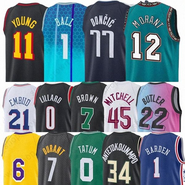 luka doncic 77 basketball jerseys lamelo ball 1 ja morant 12 dejounte murray 5 james harden kevin durant giannis antetokounmpo stephen curry, Black
luka doncic 77 basketball jerseys lamelo ball 1 ja morant 12 dejounte murray 5 james harden kevin durant giannis antetokounmpo stephen curry, Black
