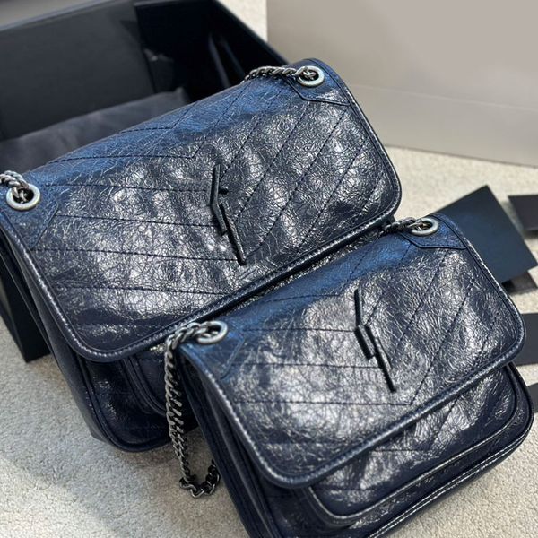 chain niki bag women shoulder cross body bags handbag purse genuine leather roasted tar cowhide v stripes thread chains fashion letters
chain niki bag women shoulder cross body bags handbag purse genuine leather roasted tar cowhide v stripes thread chains fashion letters