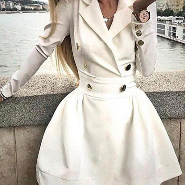 casual dresses lugentolo elegant dress women fahsion slim double breasted turn-down collar spring a-line, Black;gray
casual dresses lugentolo elegant dress women fahsion slim double breasted turn-down collar spring a-line, Black;gray