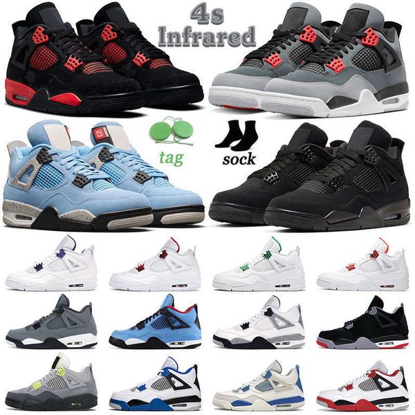 2022 4s infrared jumpman men basketball shoes 4 red thunder black cat bred cool grey university blue white oreo neon wild things mens women
2022 4s infrared jumpman men basketball shoes 4 red thunder black cat bred cool grey university blue white oreo neon wild things mens women